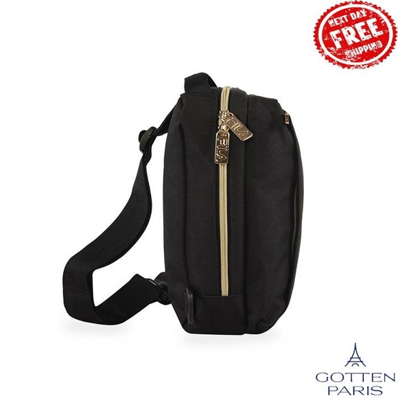 Calistoga Sling Black, Gold-Tone Women's Bag - Picture 4 of 7